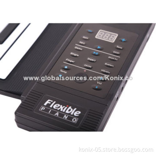 Musical instrument, foldable piano with silicon piano for children